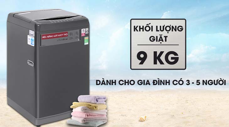 Đa dạng về khối lượng các dòng máy giặt cửa trên Đa dạng về khối lượng các dòng máy giặt cửa trên