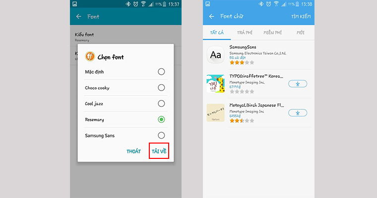 Hướng dẫn thay đổi Font chữ cực đẹp trên điện thoại không cần root
