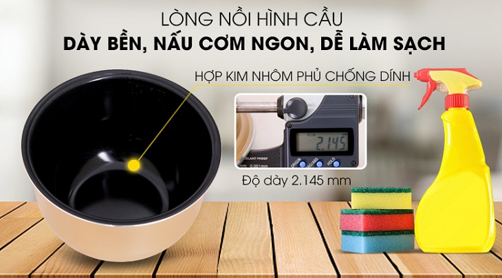 Chất liệu lòng nồi