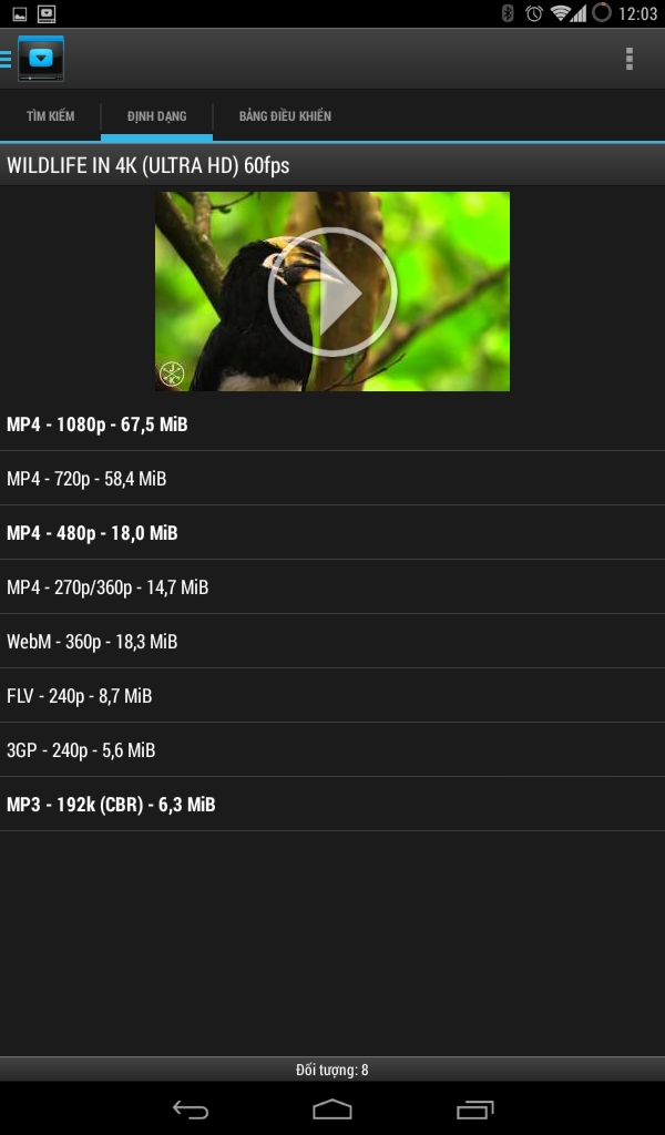 Tuy nhiên, YouTube Downloader chỉ cho phép bạn tải video với dung lượng cao nhất là Full HD 1080p mà thôi