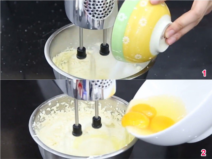 Cách làm bánh bông lan bơ nho