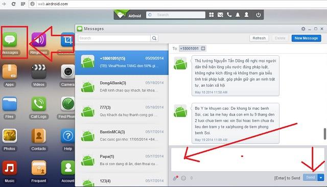 AirDroid Phần 2 - Quản lý thiết bị Android từ máy tính