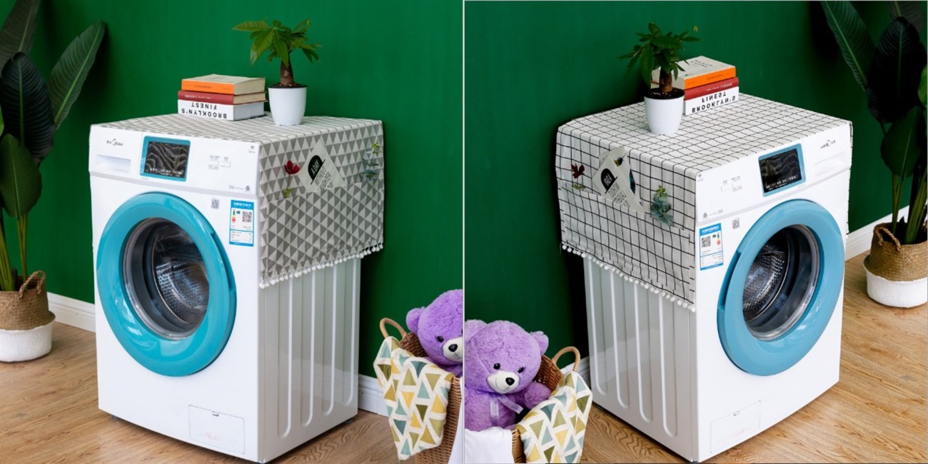 Turn the washing machine into a decorative object