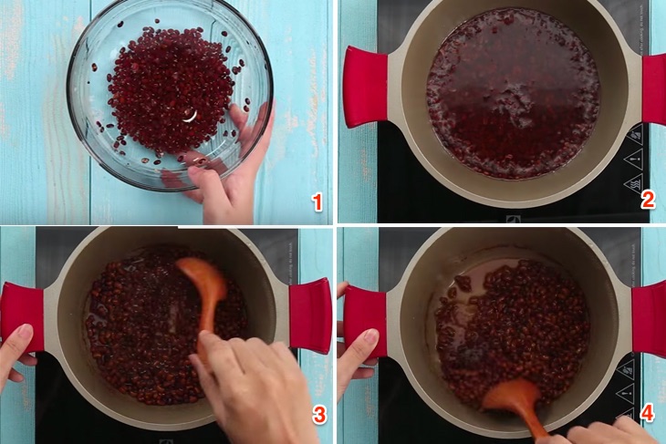 Cách làm kem trà xanh đậu đỏ bằng máy xay sinh tố