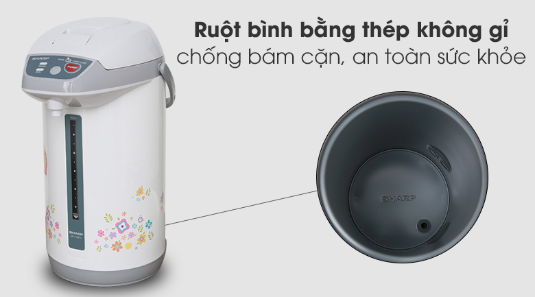 Bạn hãy chọn loại bình làm từ thép không gỉ, để đảm bảo sự an toàn