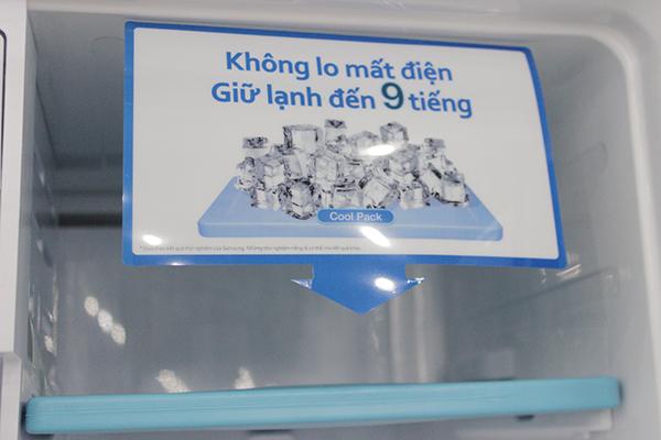 10 lí do khiến tủ lạnh Samsung nên là lựa chọn hàng đầu của người tiêu dùng Việt > Hộp làm lạnh Cool Pack tiện lợi