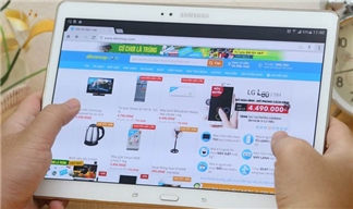 Trên tay Samsung Galaxy Tab S 10.5 tại dienmayxanh.com