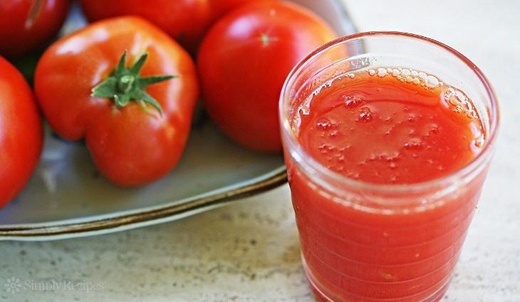 Warm water and soap can treat tomato stains