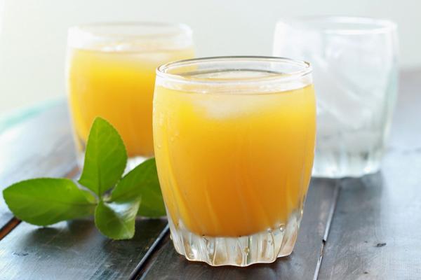 Orange juice provides a lot of vitamins