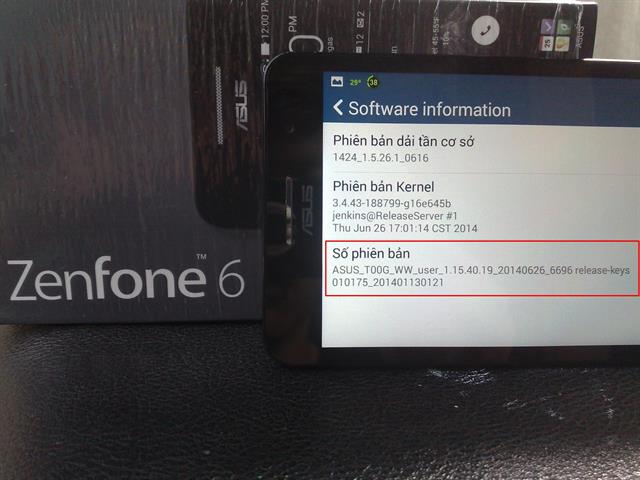 Giải đáp những thắc mắc kỹ thuật về việc sử dụng Asus Zenfone chi tiết nhất 22 Chọn đúng tên mã phần mềm mà bạn đang dùng: WW (Quốc tế), CN (Trung Quốc) và TW (Đài Loan) - Zenfone 6