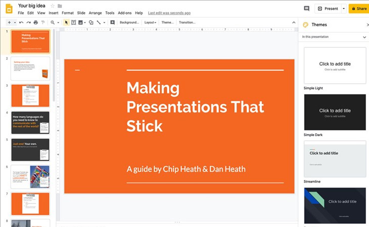 Google Presentation