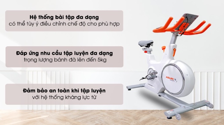 Quà tặng cha mẹ nhân ngày Vu Lan báo hiếu cực ý nghĩa, thiết thực > Xe Đạp Tập Thể Dục Aguri AGS-211 