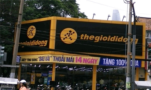 CỬA HÀNG THẾ GIỚI DI ĐỘNG NỔI BẬT TRÊN ĐƯỜNG ĐIỆN BIÊN PHỦ QUẬN 3