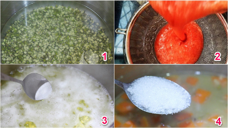 Cách làm cháo đậu xanh