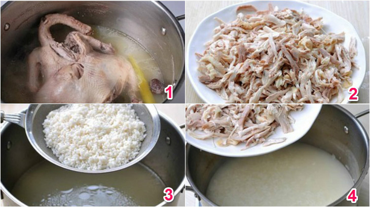 Công dụng của cháo gà