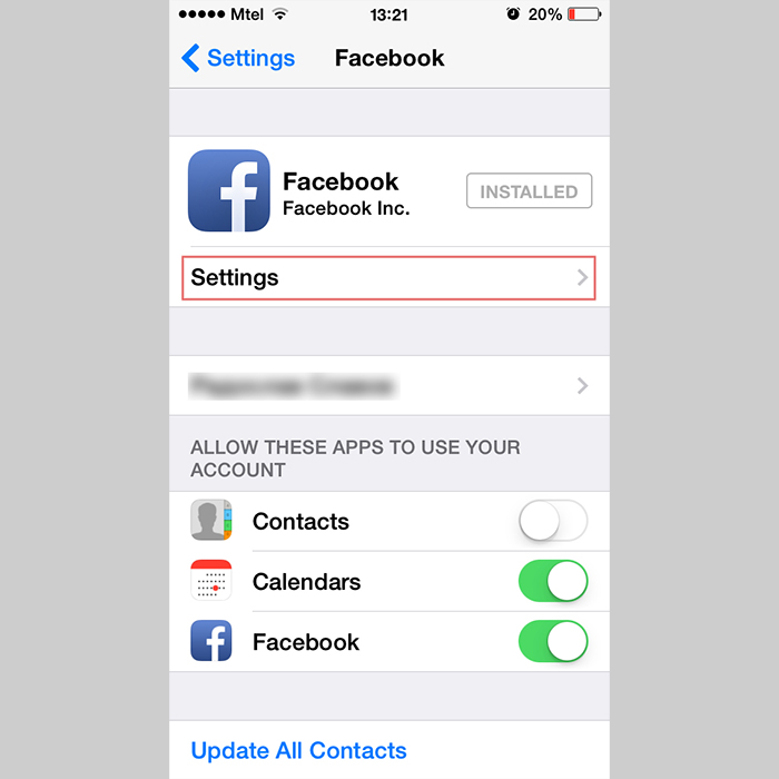 Đối với các thiết bị chạy iOS Mẹo ngăn ứng dụng Facebook tự động phát video > Đối với các thiết bị chạy iOS