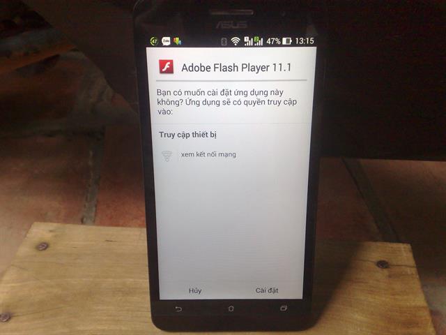 Tham khảo cách cài đặt Adobe Flash Player tại đây