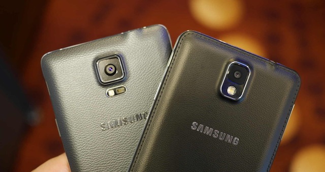 Camera sau của Note 3 và Note 4