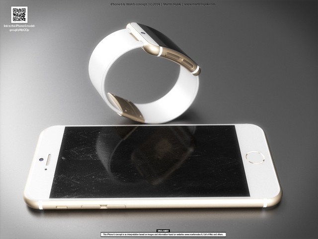 Bộ ảnh iWatch tuyệt đẹp sánh đôi cùng iPhone 6