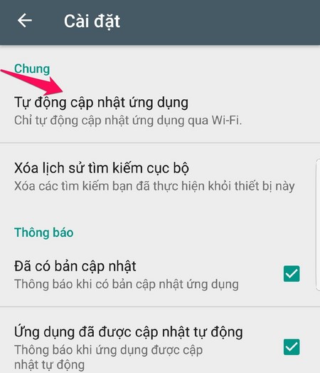 5 bước tắt tính năng tự động cập nhật của ứng dụng 5 bước tắt tính năng tự động cập nhật của ứng dụng
