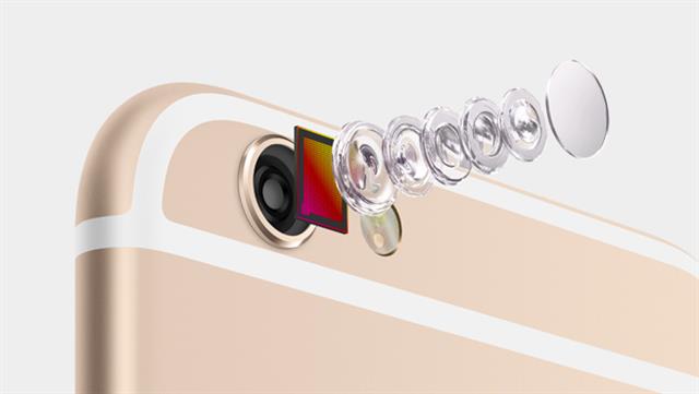 Camera chính 8MP với 5 thành phần thấu kính, kết hợp cùng đèn True Tone Flash