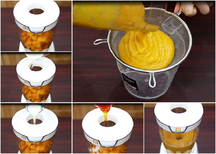 Bước 5 Làm pudding xoài Pudding xoài