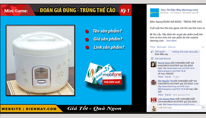 Sinh viên và những mẹo mua sắm cần phải biết > Săn khuyến mãi từ facebook cũng là một cách