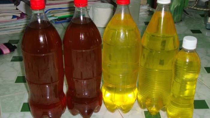 Do not use unlabelled cooking oils