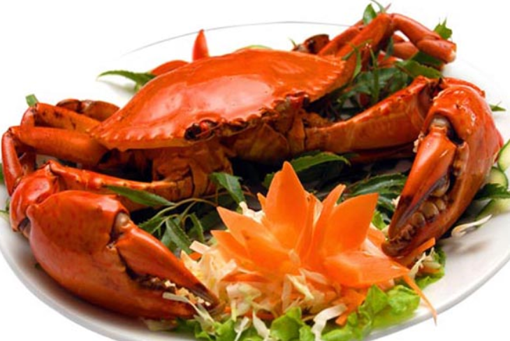 Remove fishy odor from sea crab