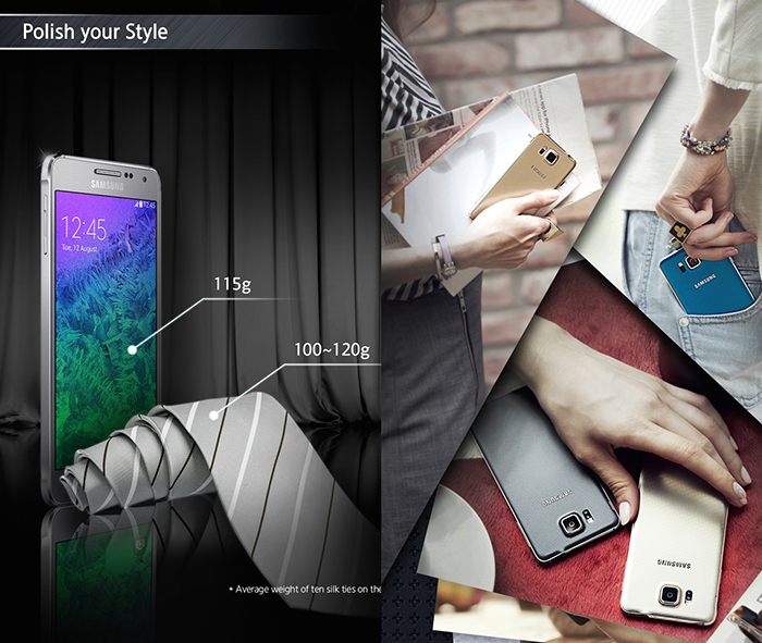 Galaxy Alpha – Smartphone có thiết kế đẹp nhất của Samsung