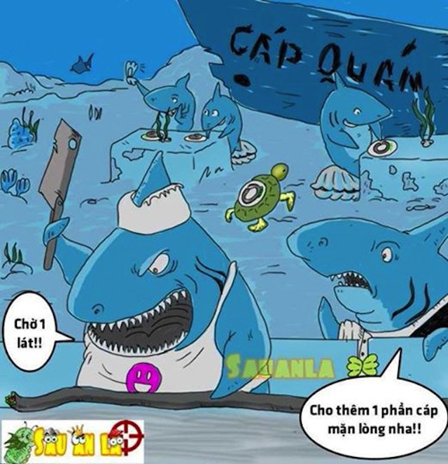 Cười Thả Ga Với Loạt Ảnh Chế Cá Mập Cắn Cáp Internet