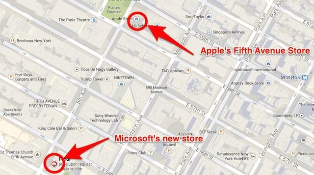 Cửa hàng hai đại địch thủ cách nhau chỉ vài căn