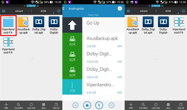 Khi đã bị ẩn thì dù cho là bạn cũng sẽ không tìm thấy trong ứng dụng quản lý file
