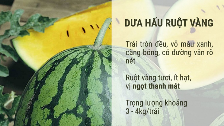 Dưa hấu ruột vàng