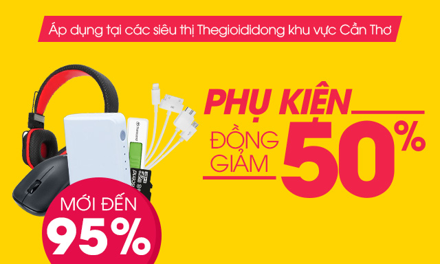 Phụ kiện giảm giá 50%