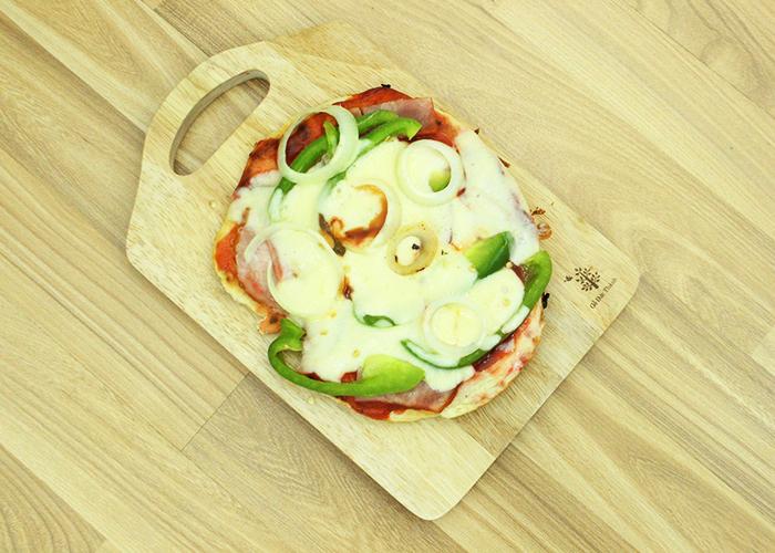 Bước 6 Thành phẩm Pizza không cần lò nướng