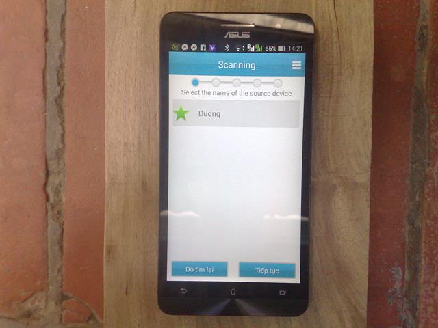 Sau khi tìm được thiết bị (Duong: N95 8GB), các bạn tick chọn ngôi sao chuyển sang màu xanh lá