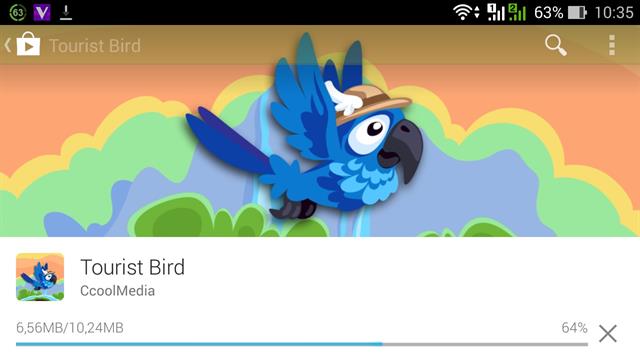 Tourist Bird được cung cấp hoàn toàn miễn phí trên CH Play