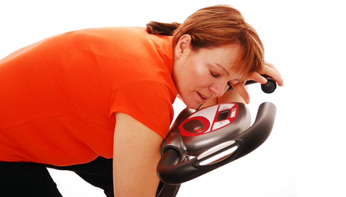 Những lưu ý cần biết về sự tương quan giữa thể dục và giảm cân > Luyện tập nhiều chỉ khiến bạn kiệt sức