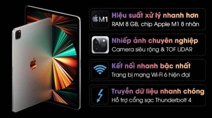 iPad Pro M1 11 inch Wifi 128GB (2021) officially launched and eagerly awaited by consumers