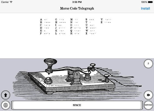 Morse Code hồi sinh trên iPhone