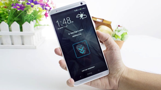 Cảm biến nhận dạng vân tay trên One Max