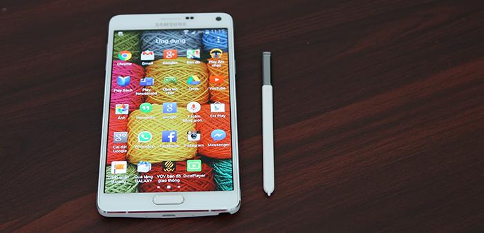 Đánh giá Samsung Galaxy Note 4 – thiết kế sang trọng, màn hình 2K siêu nét