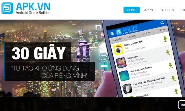 30 giây tự tạo kho ứng dụng Android cá nhân tại Việt Nam