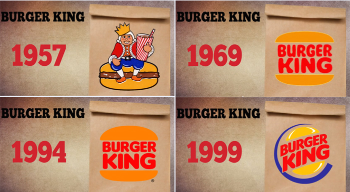 Các tập đoàn nổi tiếng thế giới thay đổi logo của họ như thế nào? > Burger King