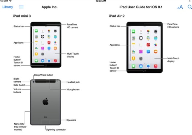 iPad Air 2 và iPad Mini 3 có mặt trên trang web của Apple