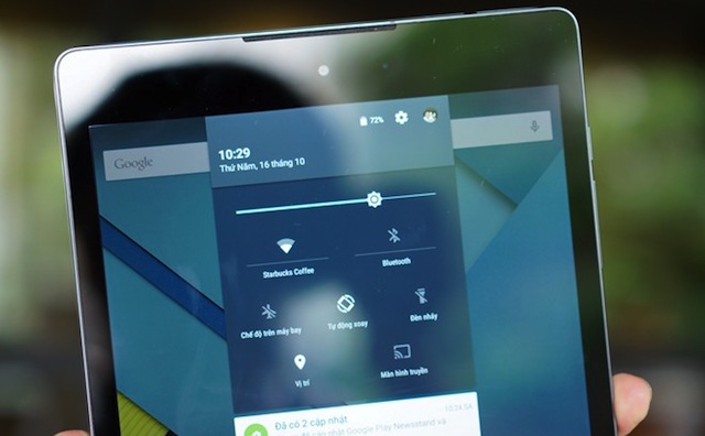 Màn hình 9 inch sắc nét