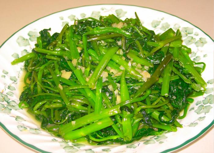 Rau xào tỏi là món gợi ý tuyệt vời Mang cơm đi làm, lưu ý những gì? > Rau xào tỏi là món gợi ý tuyệt vời
