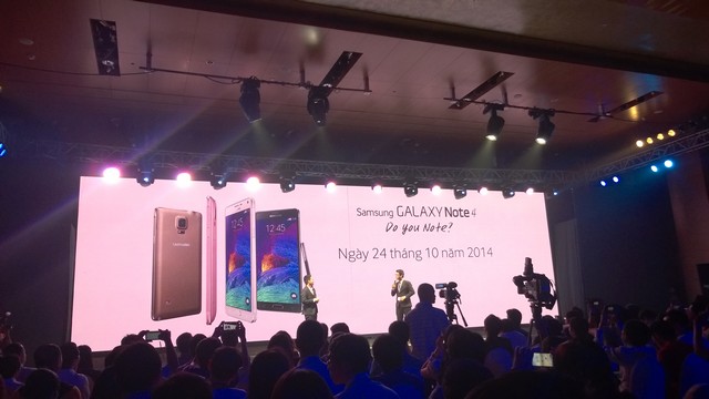 Note 4 ra mắt chính thức tại Việt Nam trong một sự kiện cực hoành tráng