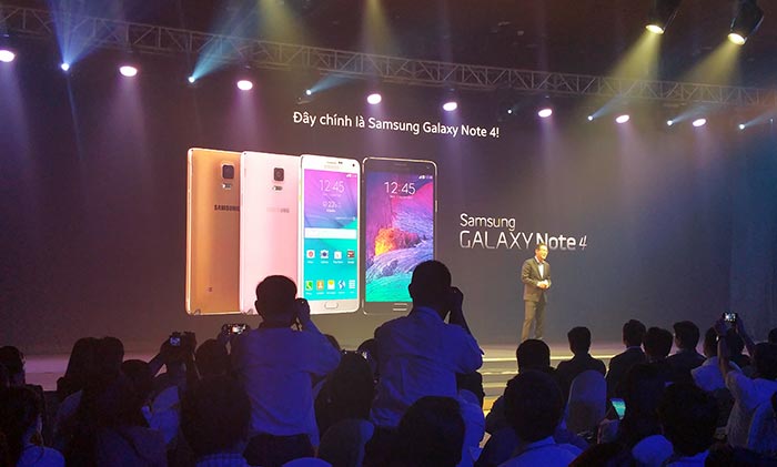 Samsung chính thức giới thiệu Galaxy Note 4 tại Việt Nam